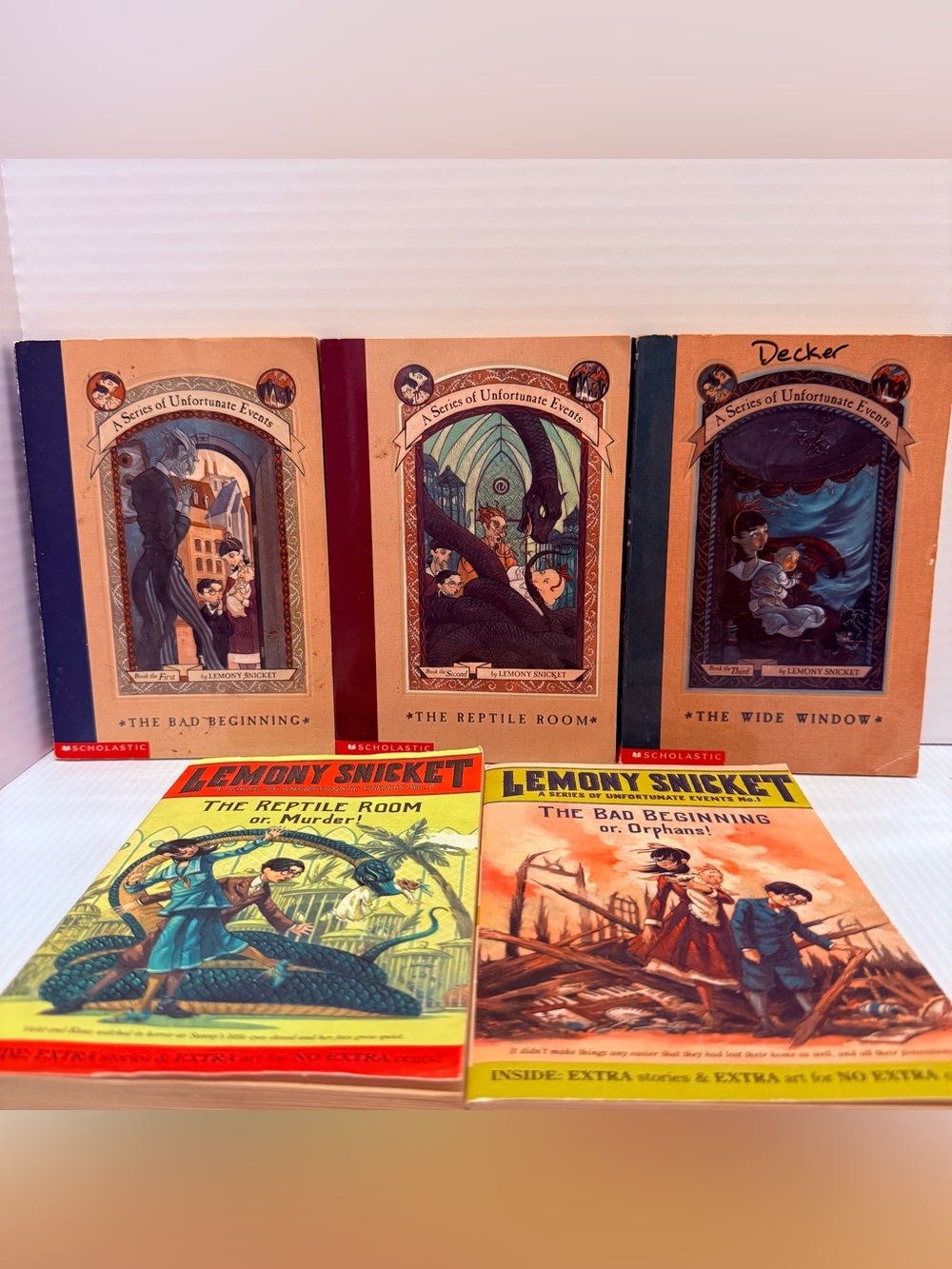 Lemony Snicket Lot of 5